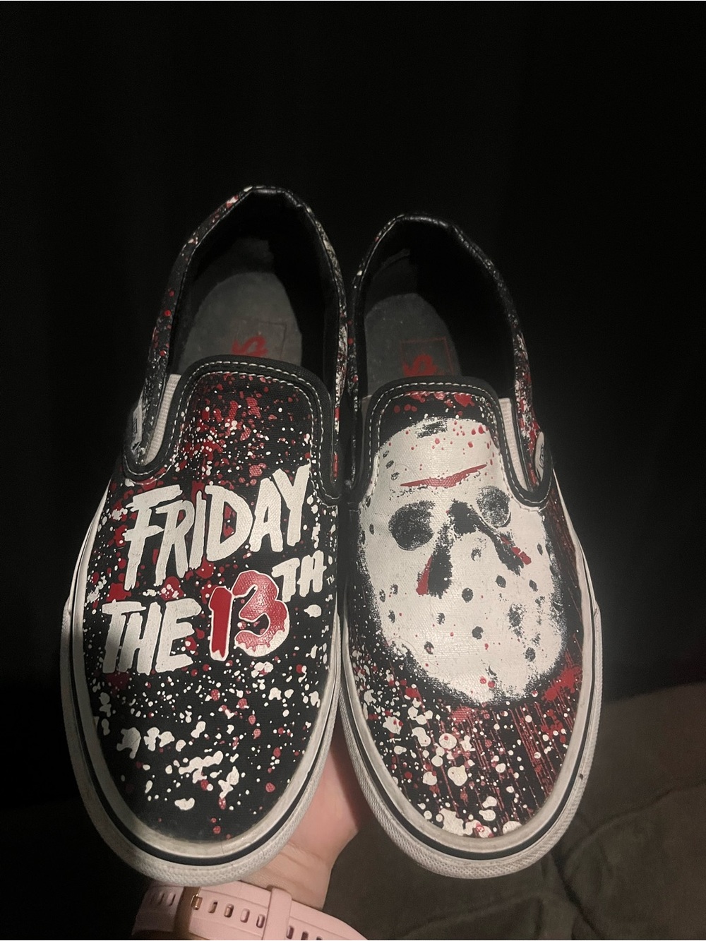 Friday The 13th Glow in the Dark vans
Size 6.5 M/ 8W